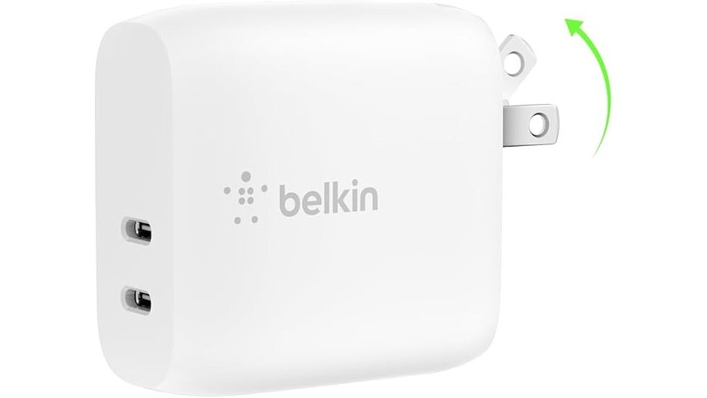 belkin 40w dual usb c charger