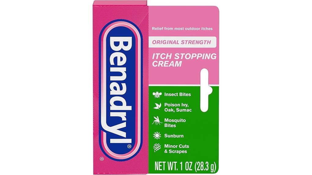 benadryl bug bite cream