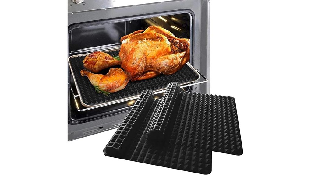 black 16x11 silicone mats