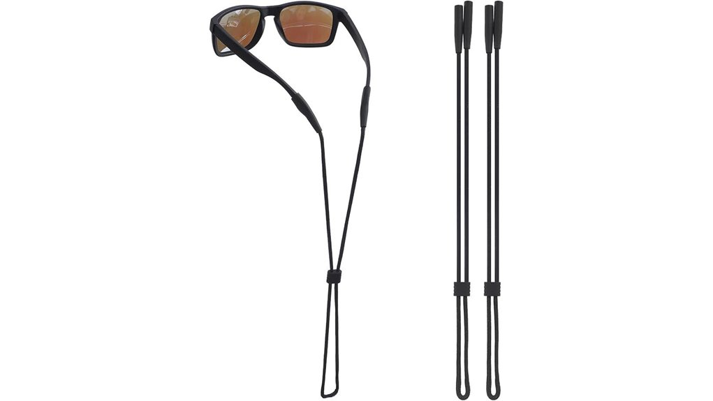 black 2 pack eyeglass strap