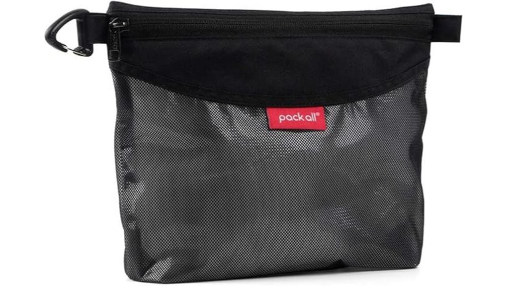 black medium water resistant pouch