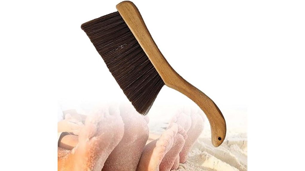 black mesh footbrush bag