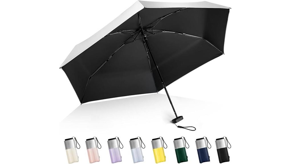 black mini umbrella upf50