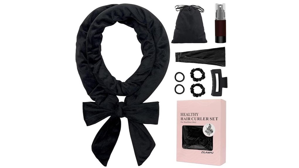 black no heat curling rod