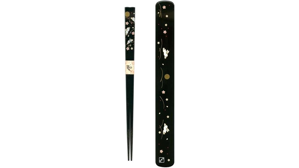 black rabbit chopstick set