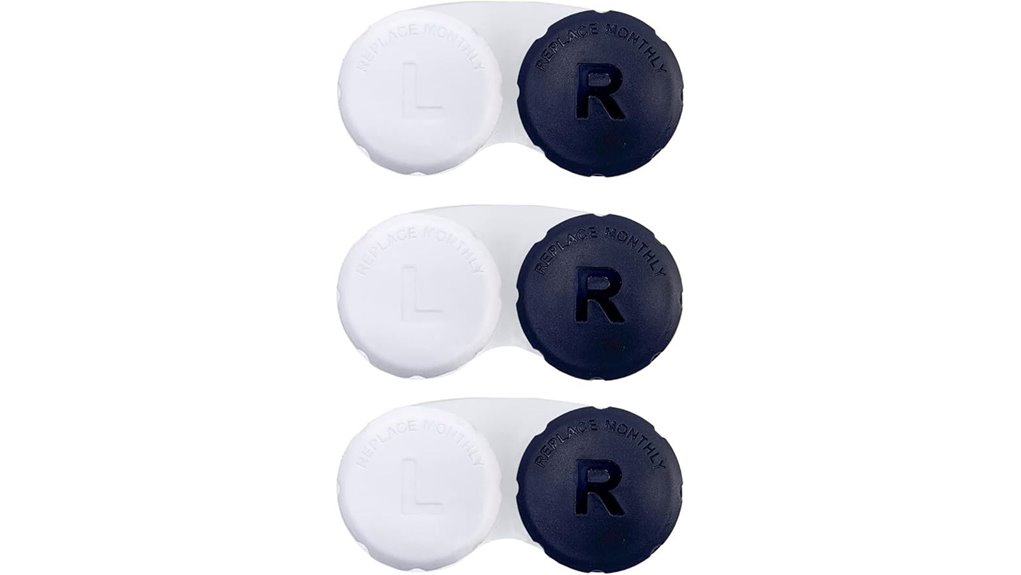 black travel lens case