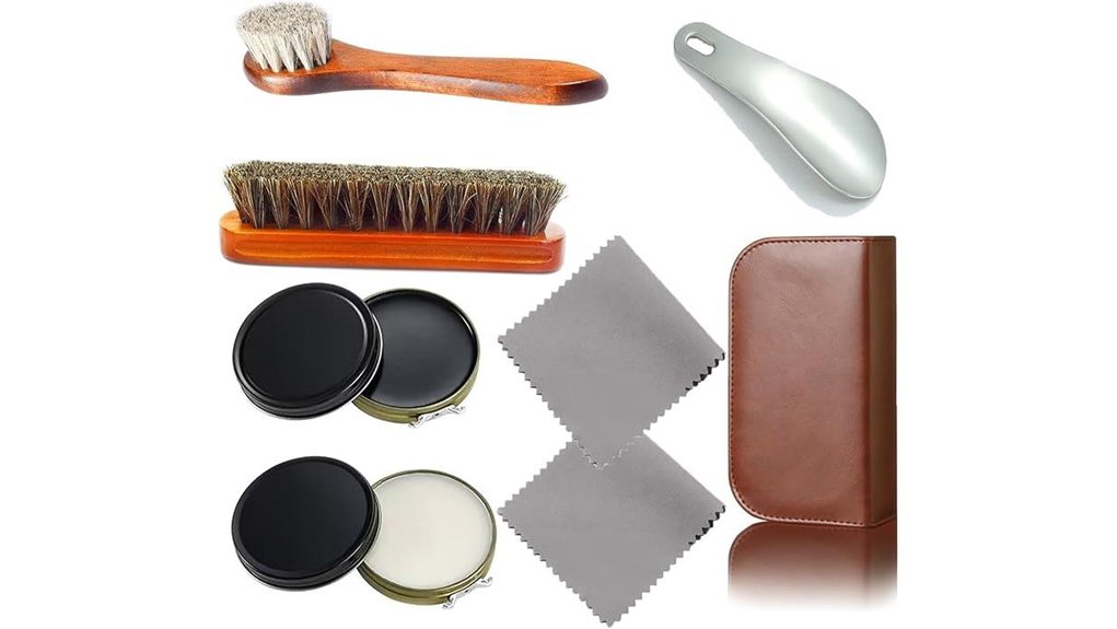 black white polishing kit