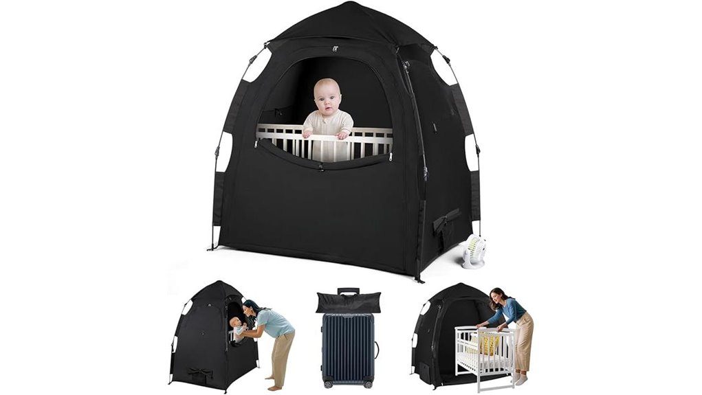 blackout baby sleep tent