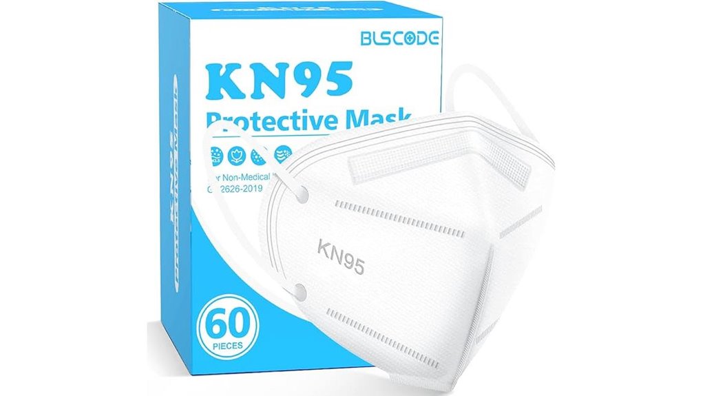 blscode kn95 5 layer 60 pack