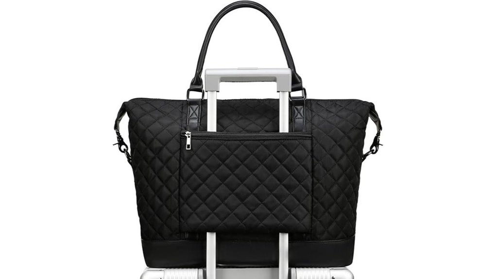 bluboon canvas tote zipper