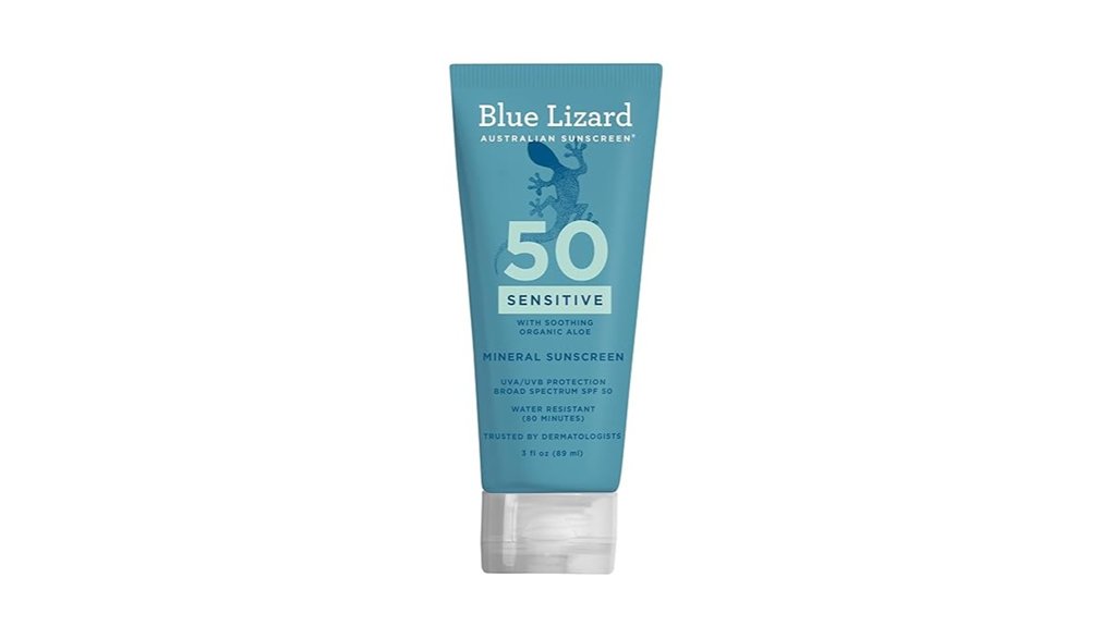 blue lizard spf50 water resistant