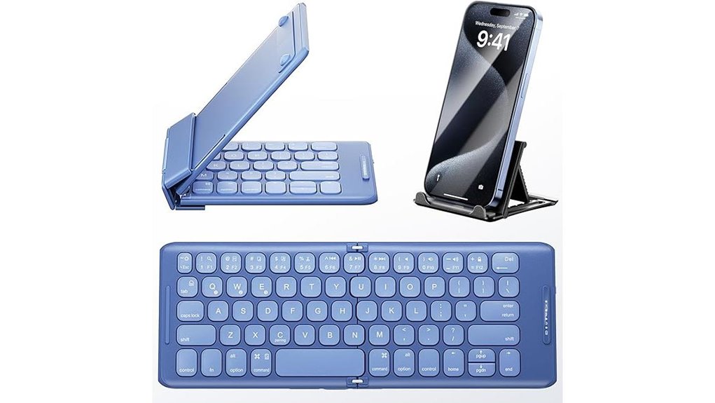 bluetooth foldable keyboard stand