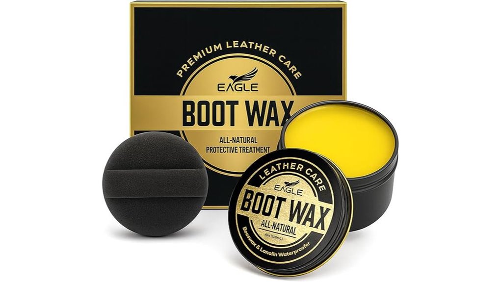 boots leather beeswax waterproofing