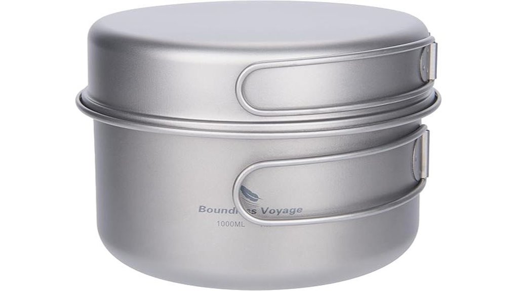 boundless titanium cookware set