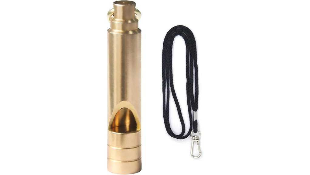 brass 125db hiking whistle
