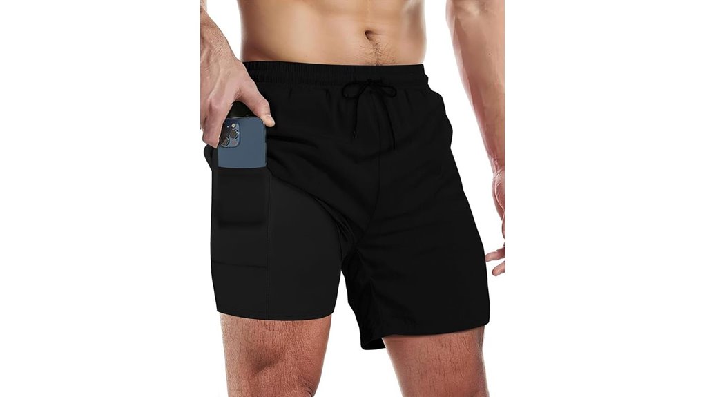buauty men s pocketed shorts