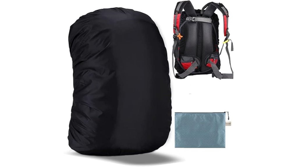 buckle strapped waterproof backpack cover