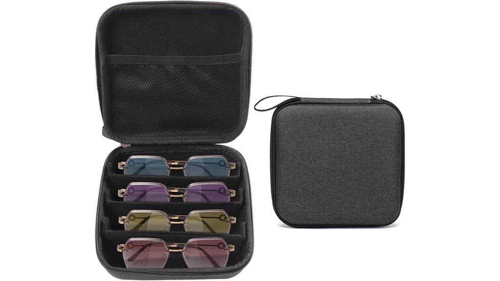 bukere travel sunglasses organizer