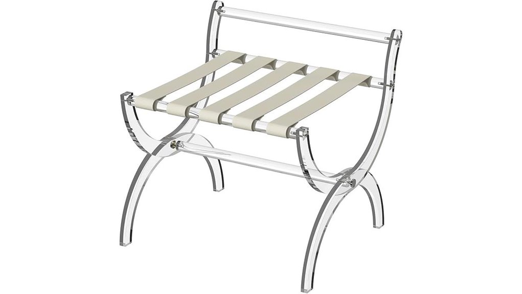 byingo acrylic high back rack