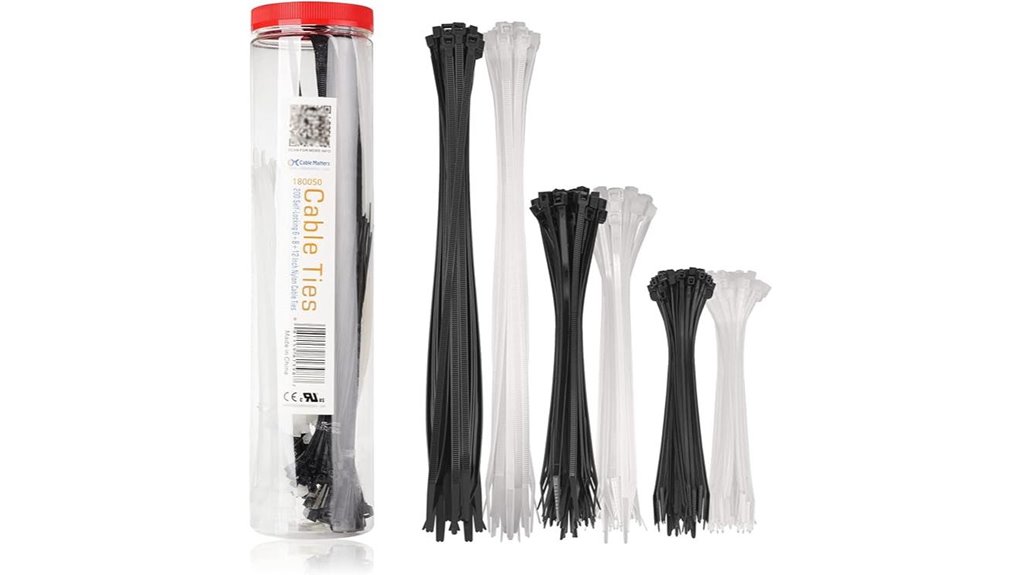 cable matters 200 piece black white