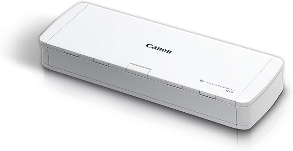 canon r10 portable scanner
