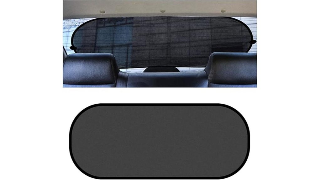 car rear sunshade suction cup