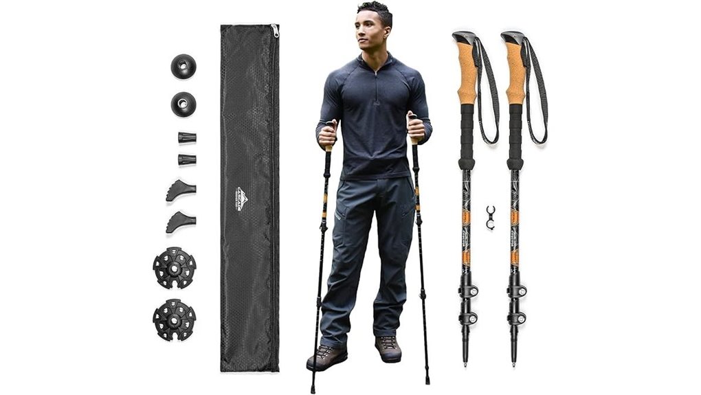 cascade lightweight trekking poles