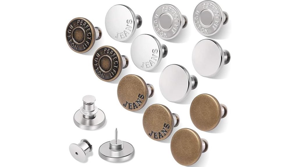 ceryvop 12 set jeans buttons