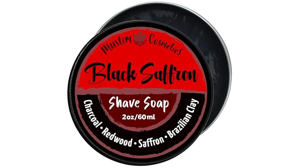 charcoal redwood saffron soap