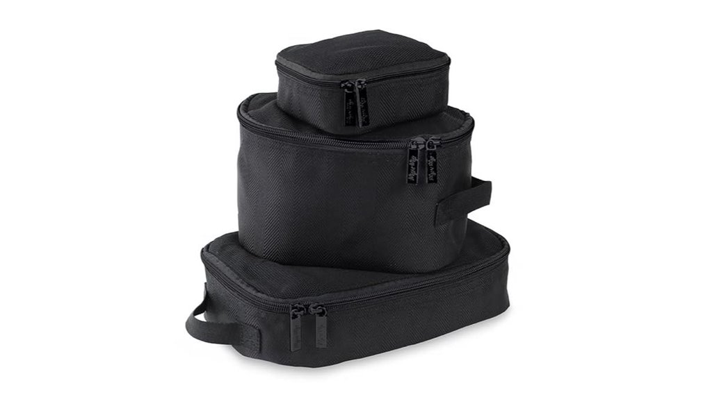 chic 3 pack packing cubes