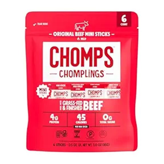 chomps mini grass fed jerky