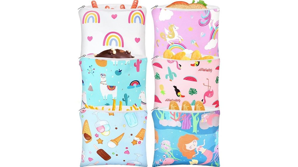 chumia reusable silicone snack bags