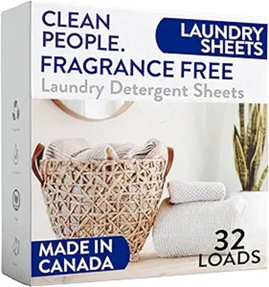 clean fragrance free laundry pack