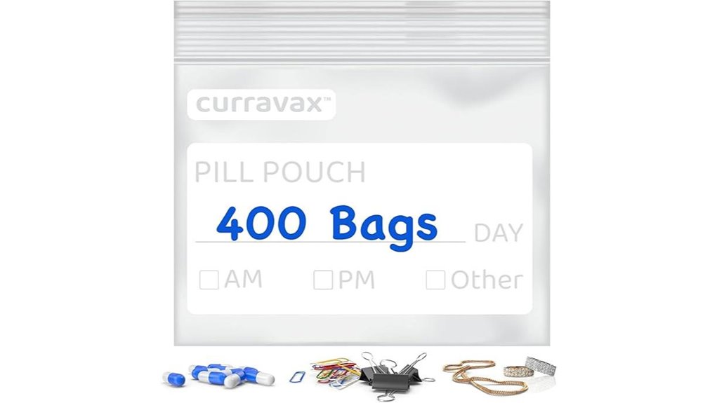 clear bpa free ziplock pouch