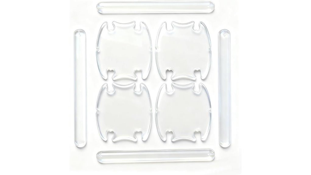 clear waterproof door handles