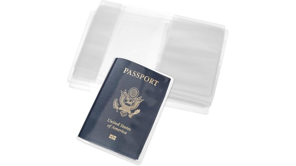 clear waterproof passport organizer