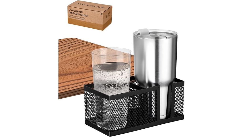 clip on adjustable cup holder