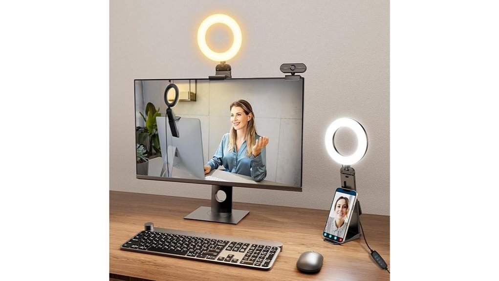 clip on led ring light