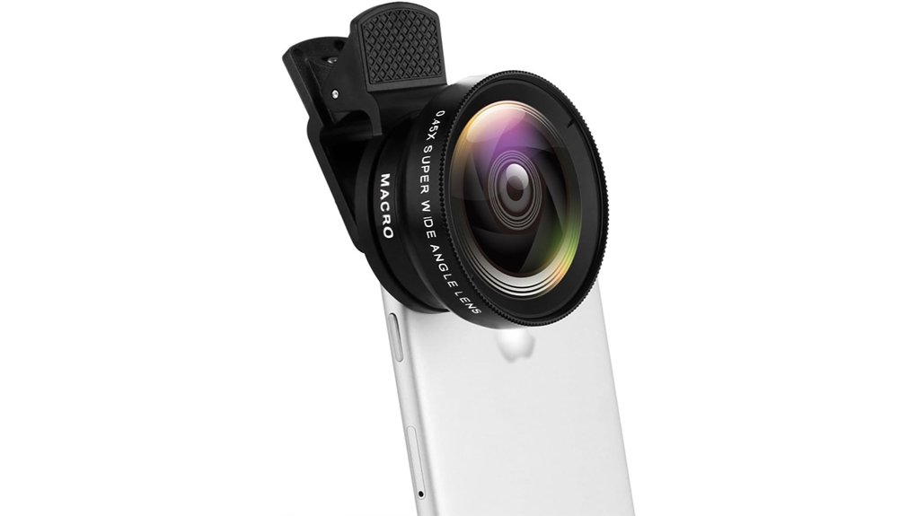 clip on wide macro lens