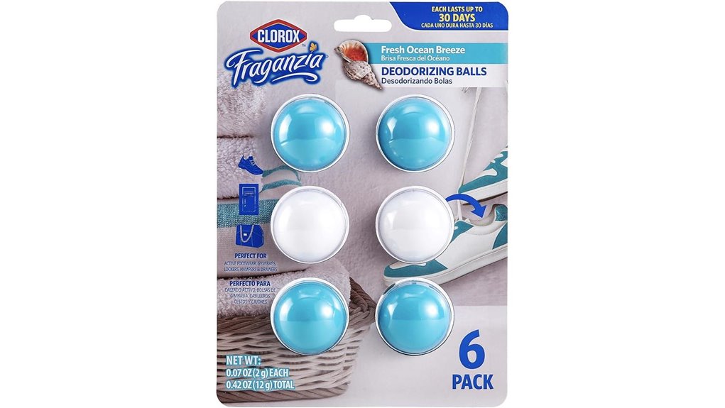 clorox deodorizing shoe balls