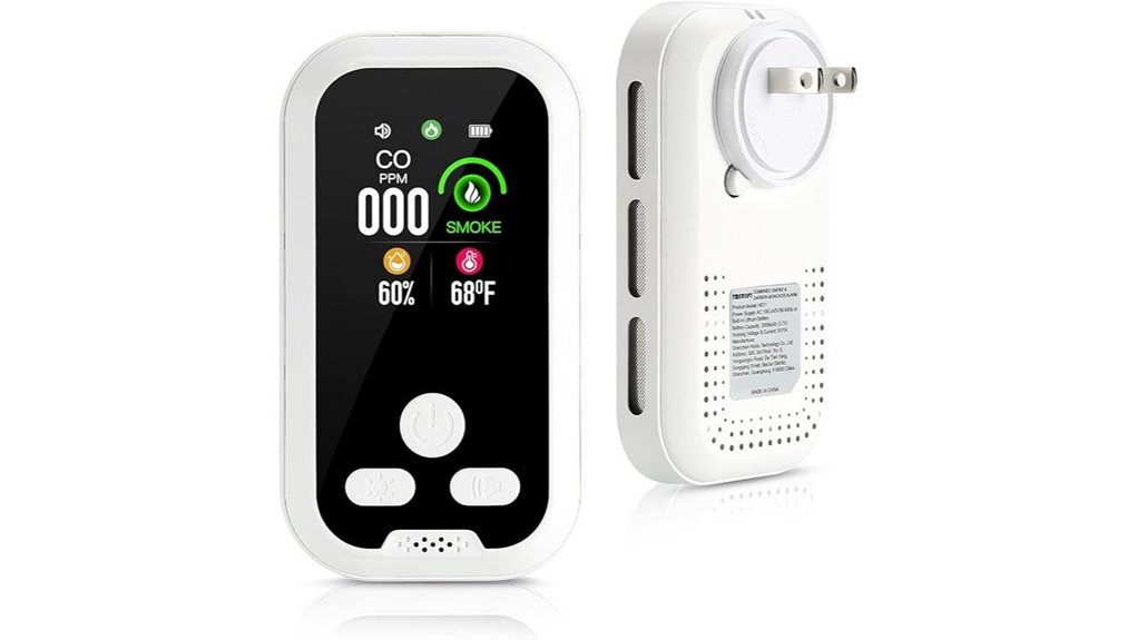 co smoke temp humidity sensor