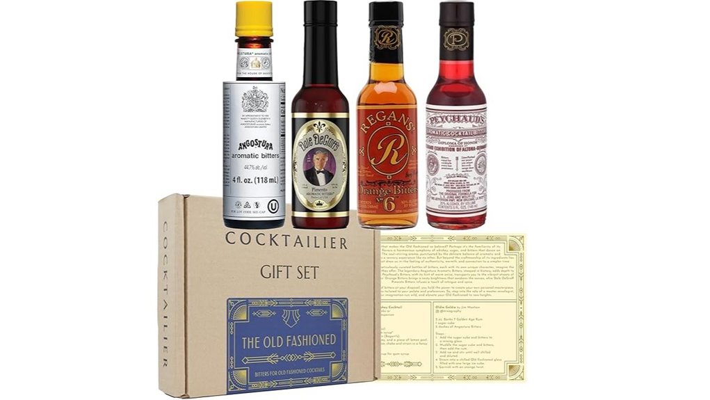 cocktailier old four bottle bitters