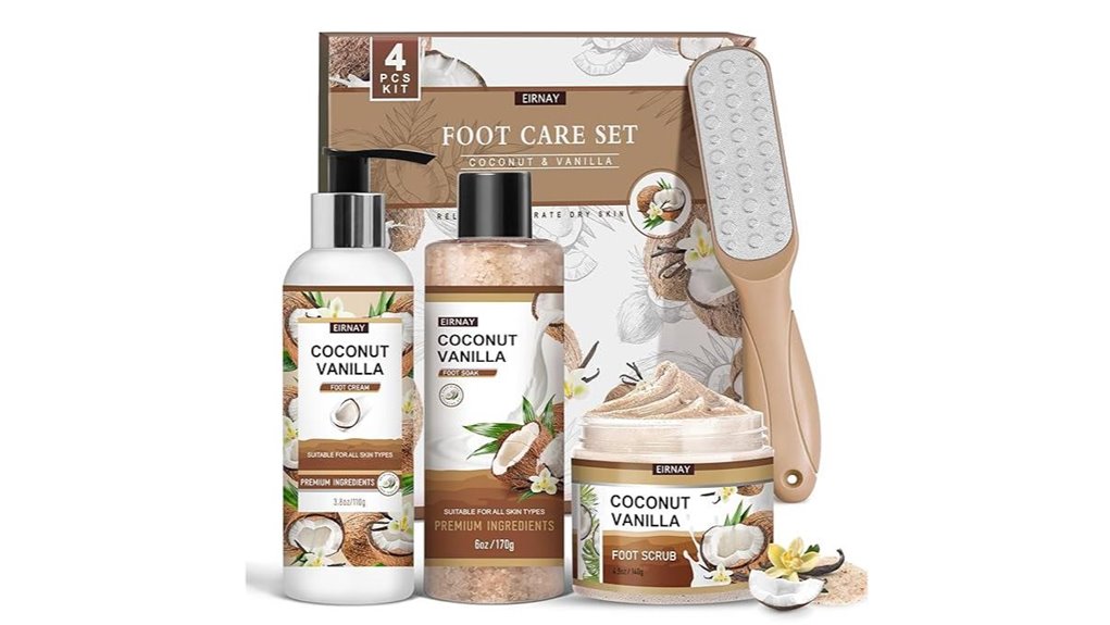 coconut vanilla soak set