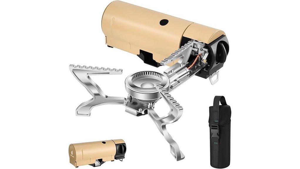 collapsible 1400w butane stove