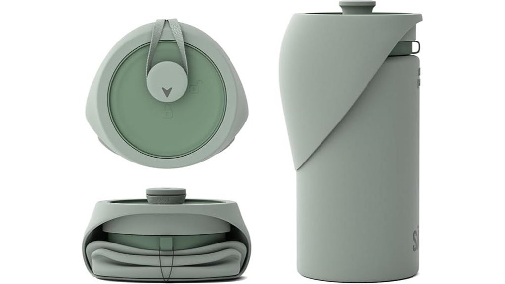 collapsible 750ml dog bottle