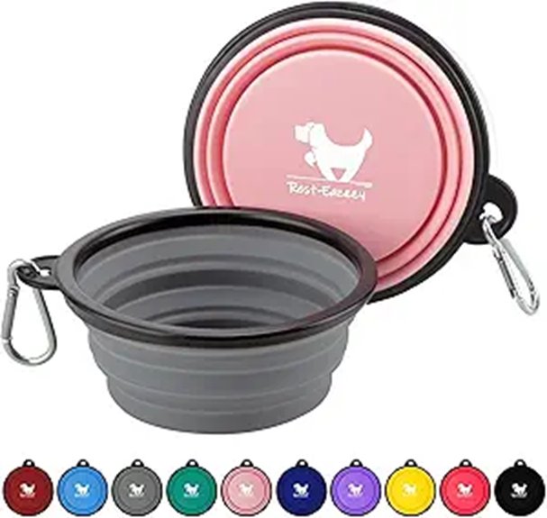 collapsible bpa free travel bowls