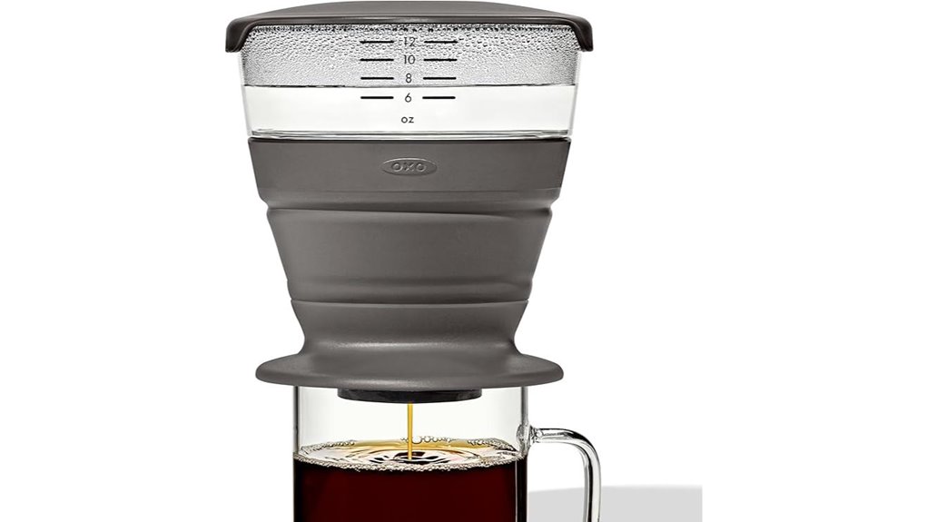 collapsible oxo pour over case