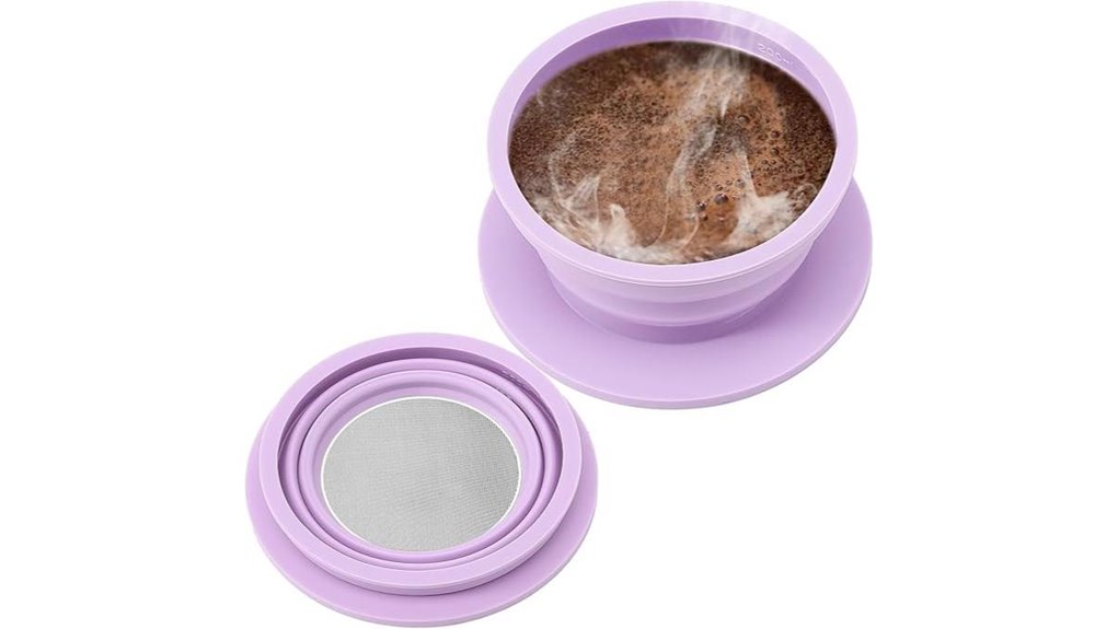 collapsible paperless silicone coffee
