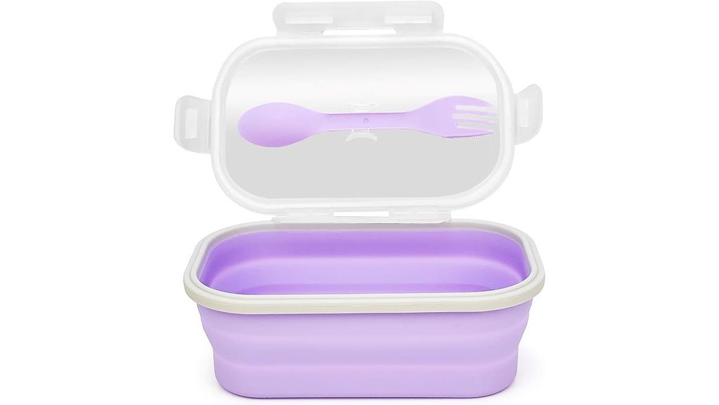 collapsible silicone lunch box