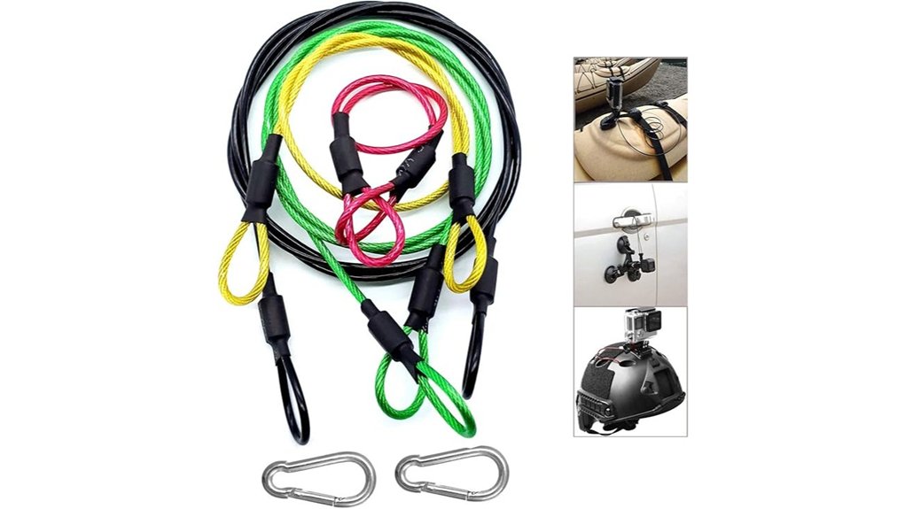 colorful camera lanyard hook